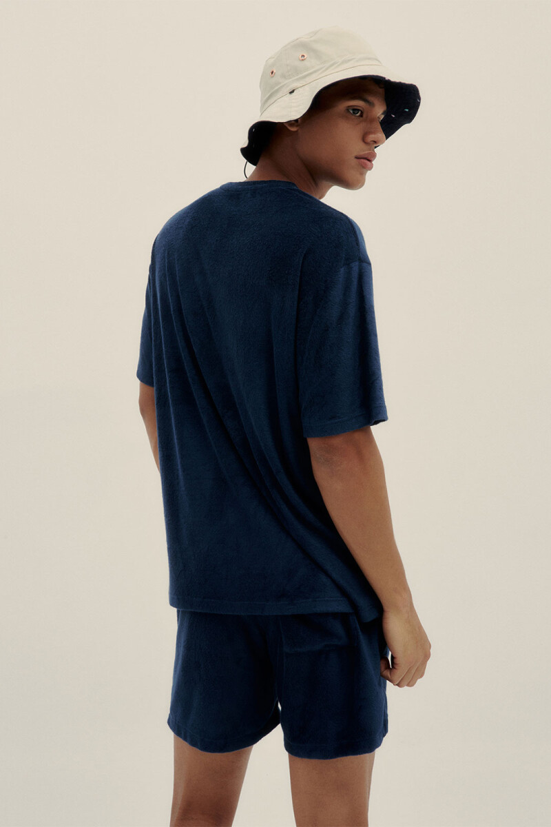 TOWEL T SHIRT Navy