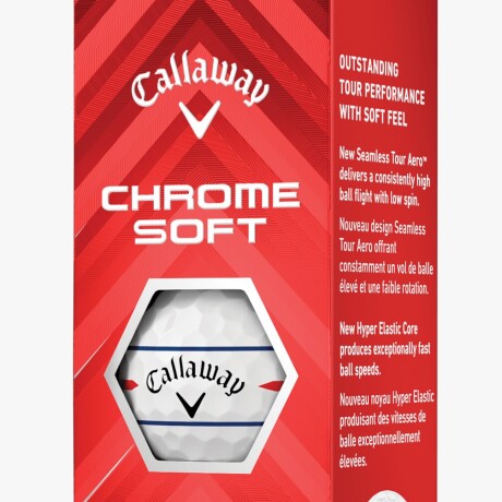 PELOTAS CALLAWAY CHROME SOFT TRIPLE TRACK X 12 BLANCAS