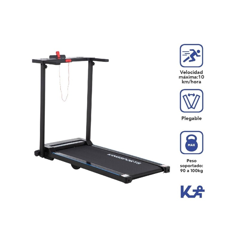 Caminador eléctrico 2 HP 10 Km Plegable Caminador eléctrico 2 HP 10 Km Plegable