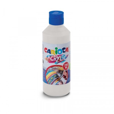 Pintura Acrilica Carioca 250 ml Blanco