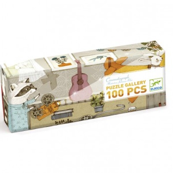 Puzzle Djeco 100 piezas Cinematograph Única