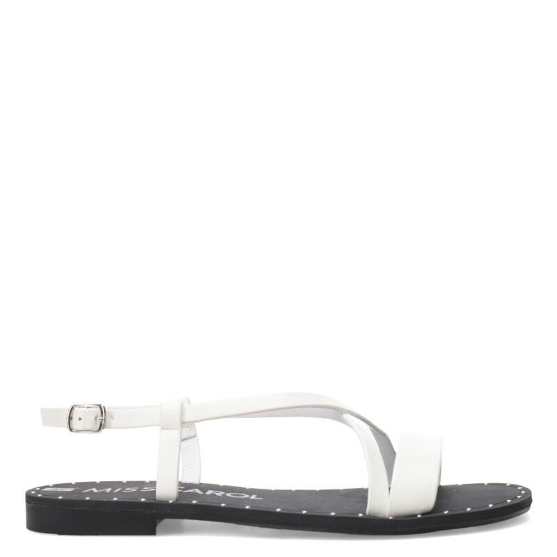 Sandalia de Mujer Miss Carol SOREL chata con tiras Blanco