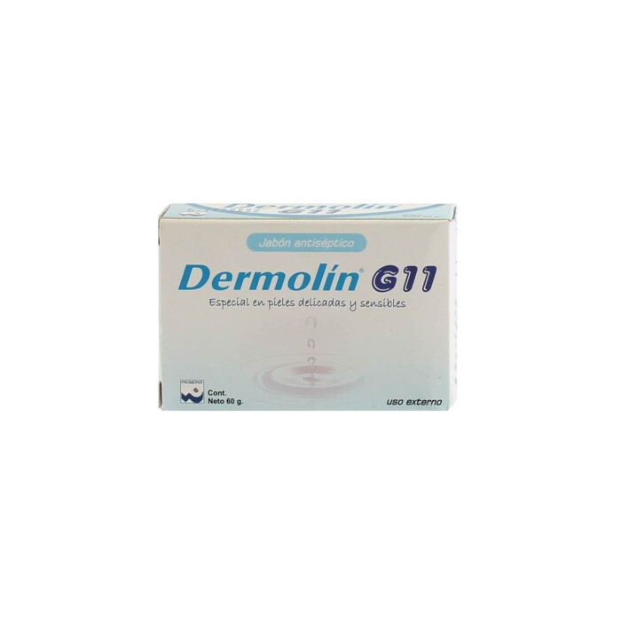 DERMOLIN G11 JABON CJ X 60 GR. única