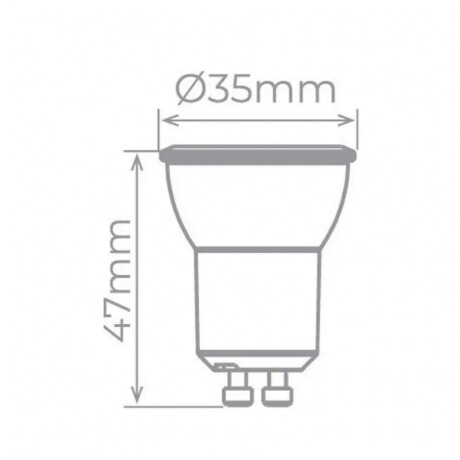 NANO DICROICA 3W DIMERIZABLE Nano Dicroica LED GU11 3W Dimerizable Cálida