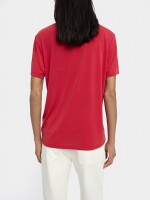Camiseta Básica Cuello Pico rojo