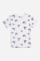 Remera perritos BLANCO