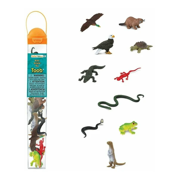 Figura Animales Safari Río Pack Niños Tubo Mar Juego Figura Animales Safari Río Pack Niños Tubo Mar Juego