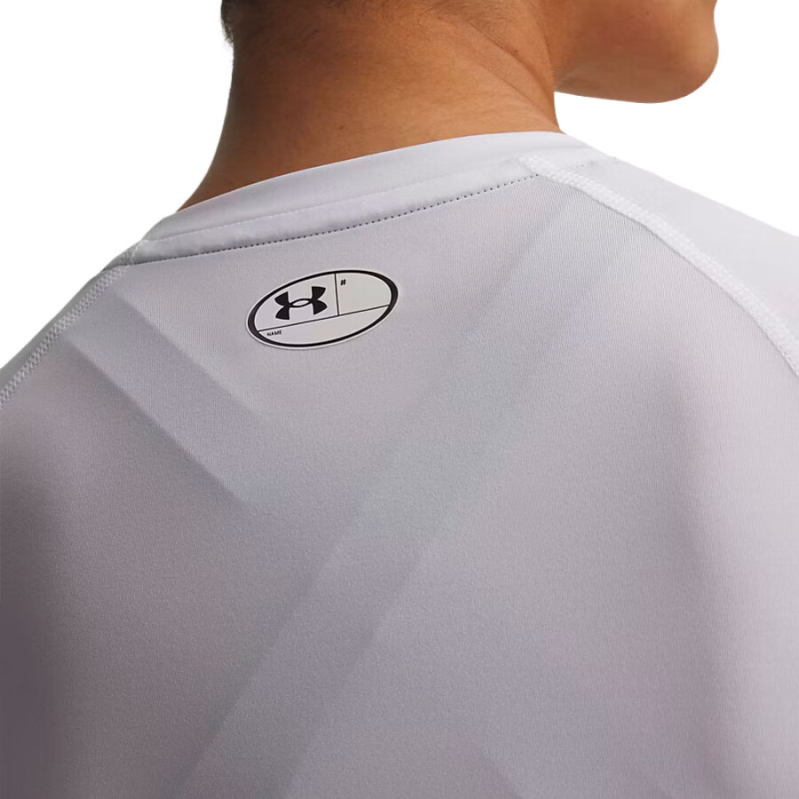Remera de Mujer Under Armour Heatgear Compression Short Sleeve Blanco