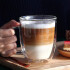 4 Tazas De Vidrio Doble Pared Aislamiento C/ Asa 350ml 4 Tazas De Vidrio Doble Pared Aislamiento C/ Asa 350ml