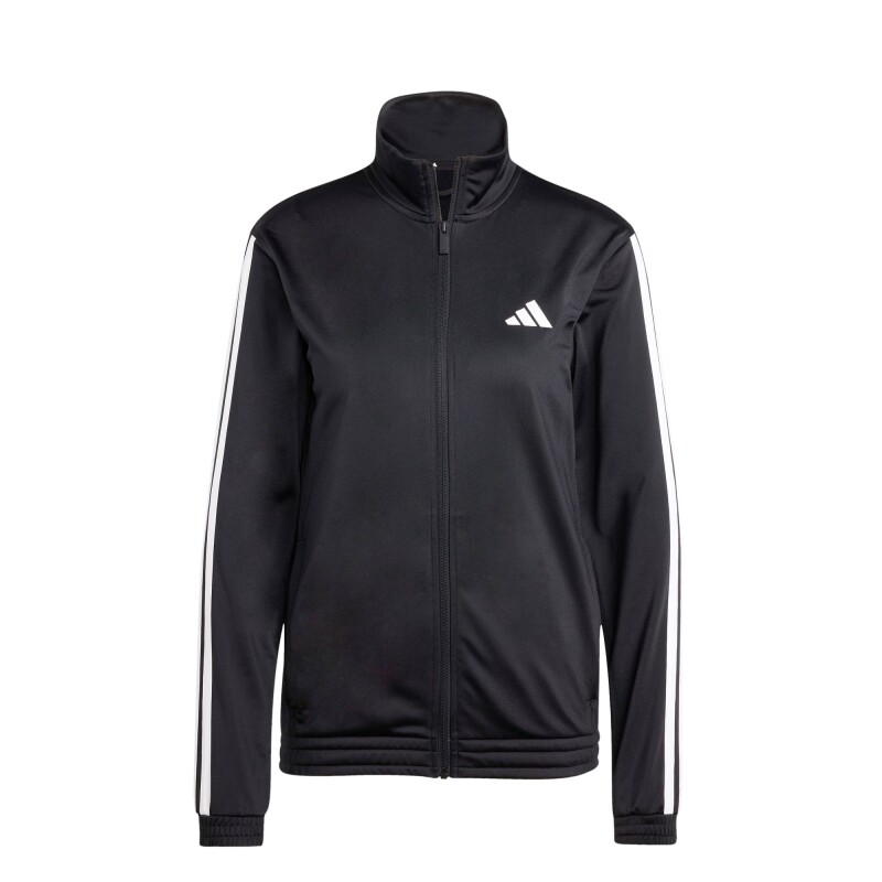 Campera de Mujer Adidas Deportiva 3 Tricot Negro - Blanco