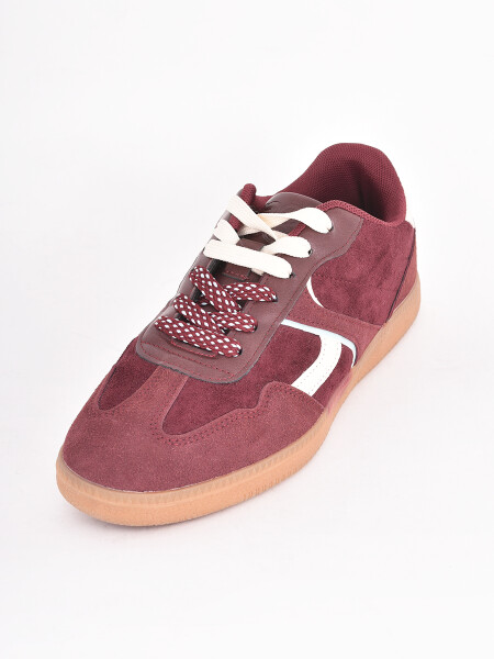 ZAPATILLA LACE BORDEAUX (V)