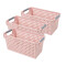 Set x3 Cesto calado angosto M 35 x 16,5 x 16 ROSADO