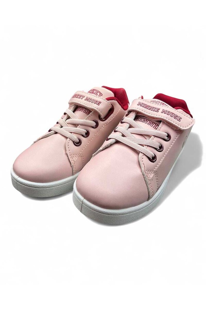 CALZADO DEPORTIVO NIÑA MINNIE PLATAFORMA CON VELCRO Rosa