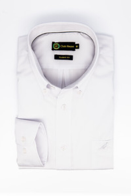 Camisa Club House Button Down - Non Iron Blanco