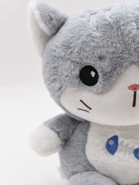 GATITO 30 CM GRIS