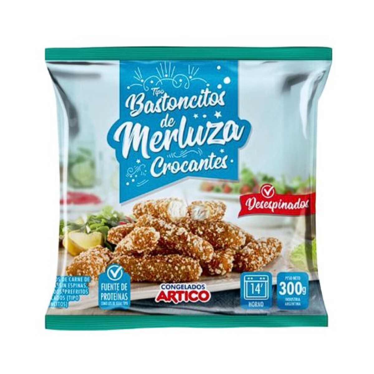 Barritas de Merluza Crocantes Ártico - 300 g 