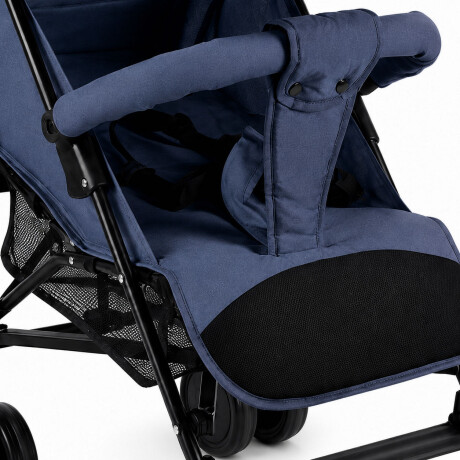 Coche Paraguitas Bebe Reclinable Plegable Compacto 8 Ruedas Azul