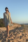 Vestido gota Celeste
