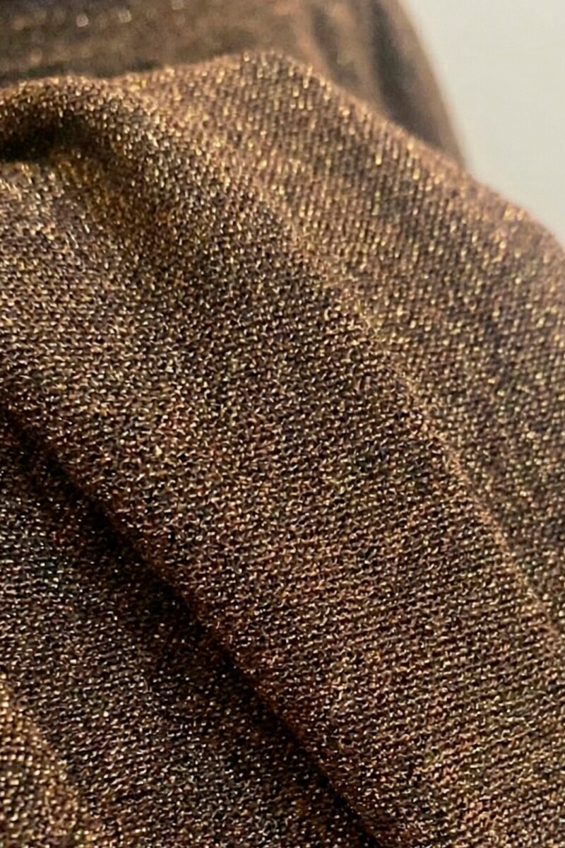 VESTIDO SHINY CHOCOLATE