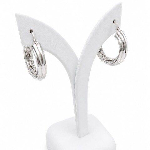 Aros anchos plata Aros anchos plata