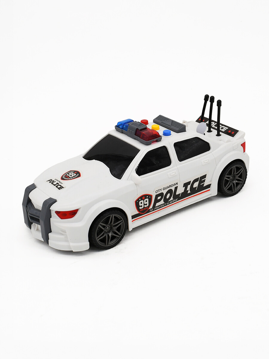 AUTO POLICIA CON LUCES - NEGRO 