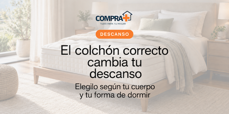 Cómo elegir tu colchón ideal: guía para descansar mejor
