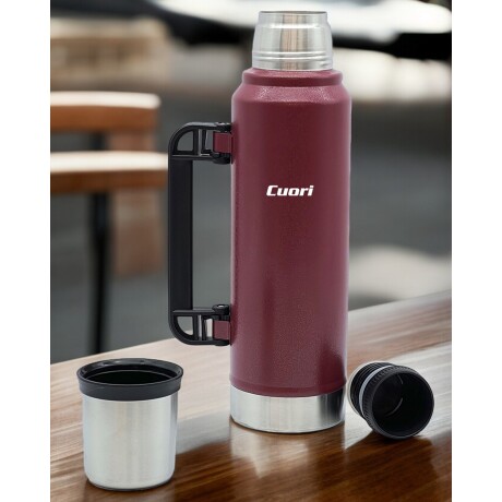 Termo de Acero Inoxidable Cuori Trueno 1.3 Litros Rojo