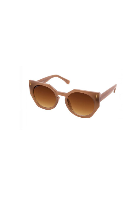 Lentes Tiwi Venus Shiny Coconut Whit Brown Gradient Lenses