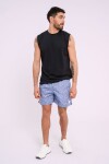 Short de baño estampado Celeste
