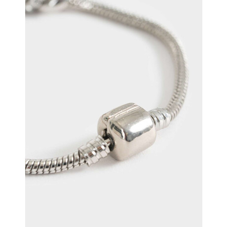 Pulseras Flexibles Multi dijes Plateado