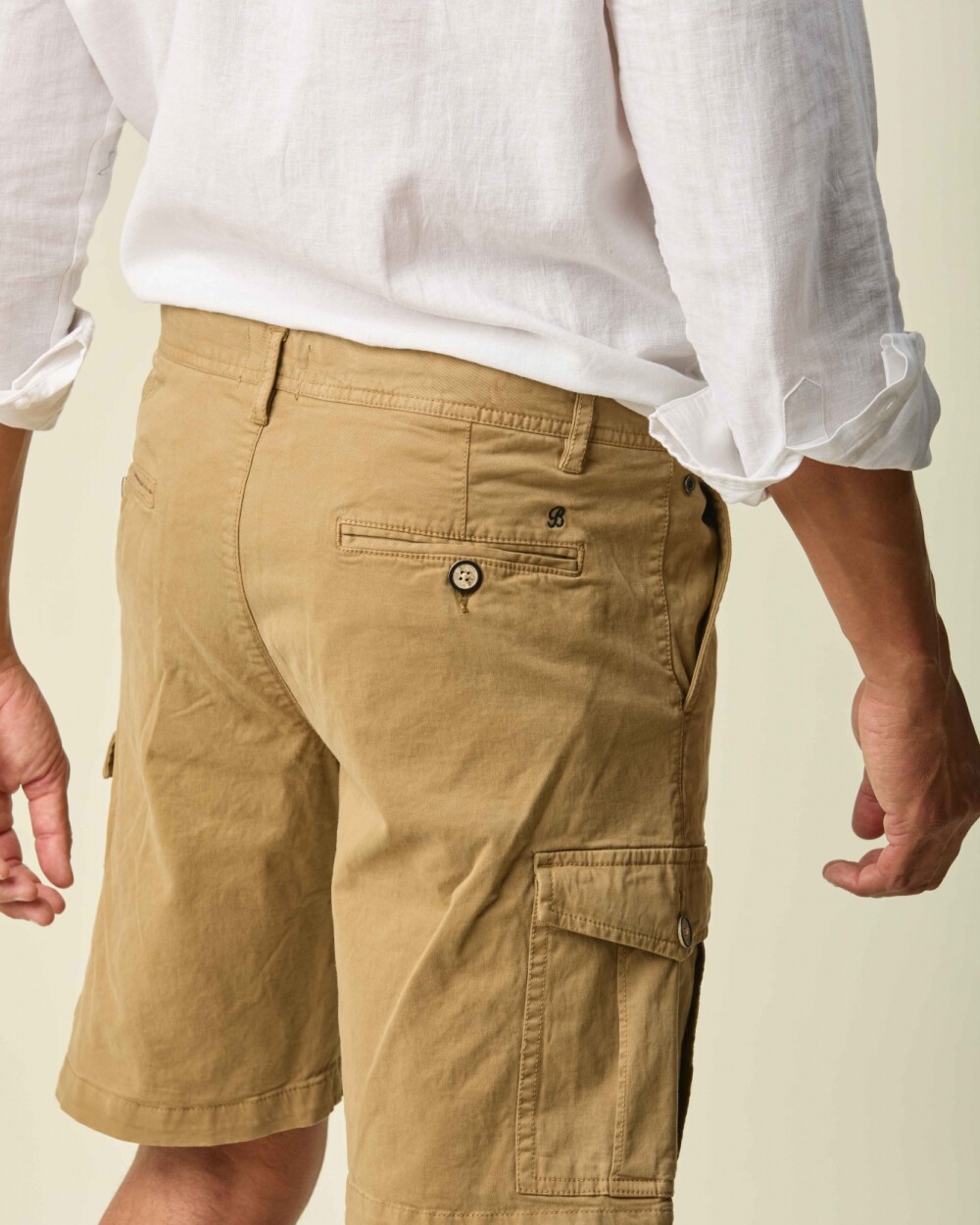 Bermuda Cargo Algodón Tostado
