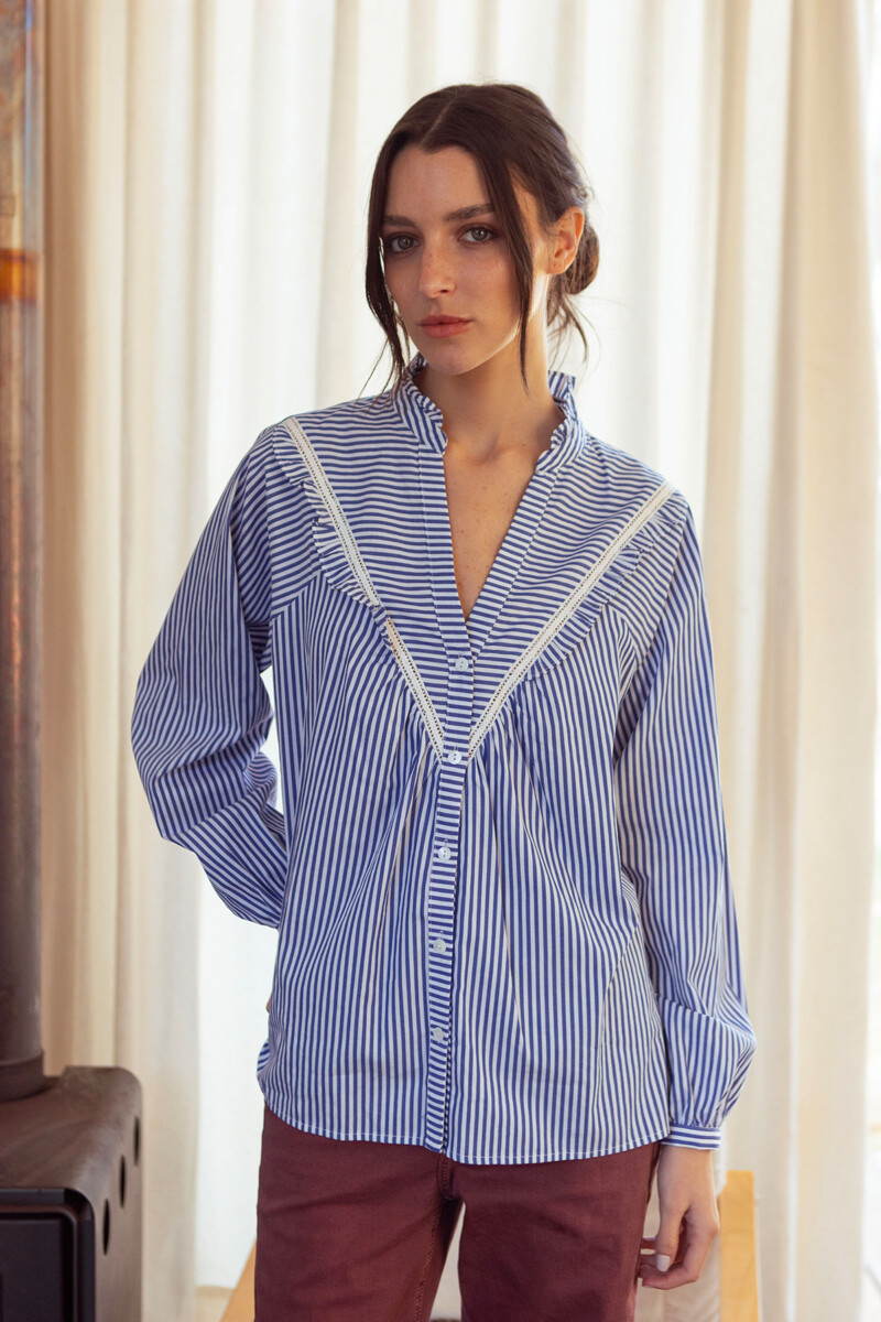 Camisa Roma - Azul 