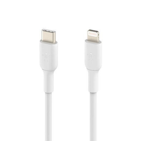 Cable De Carga Belkin Lightning A Usb-c 1mt Blanco (certificado Iphone) Cable De Carga Belkin Lightning A Usb-c 1mt Blanco (certificado Iphone)