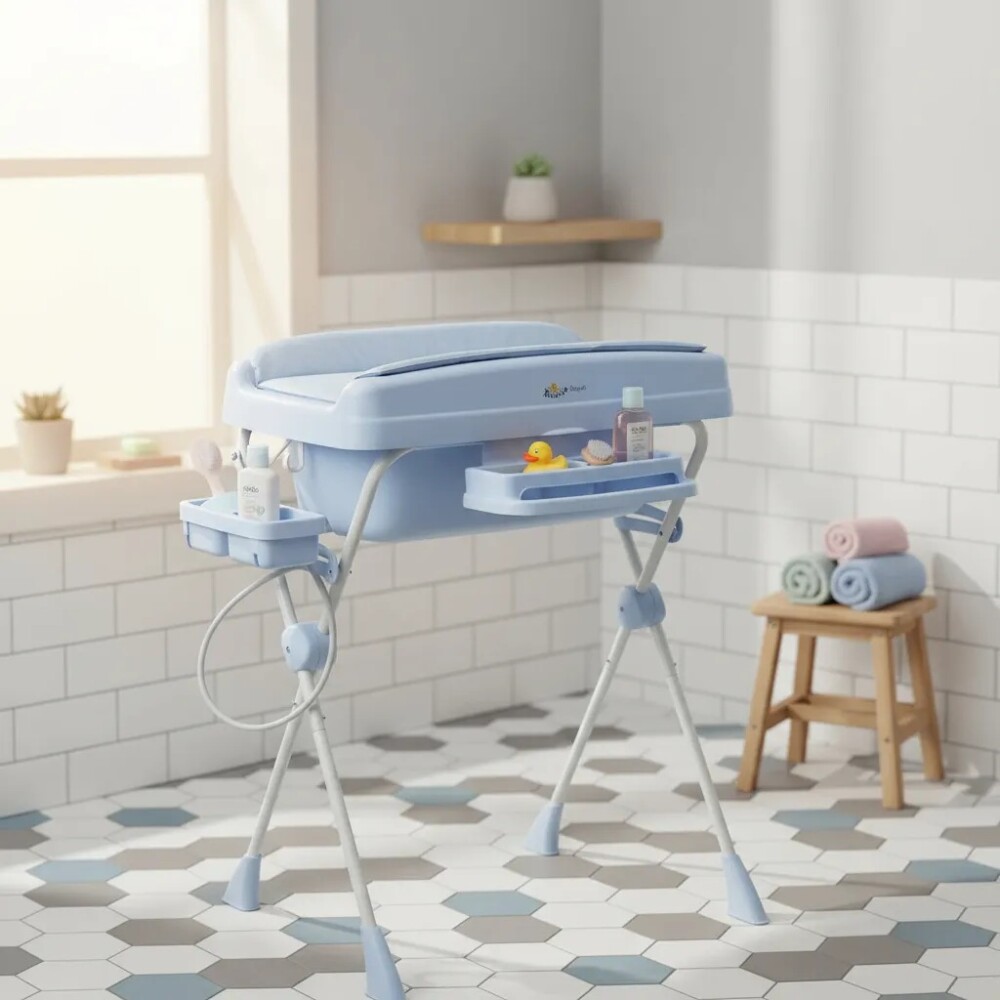 Bañito cambiador baño SPLASH celeste Bañito cambiador baño SPLASH celeste