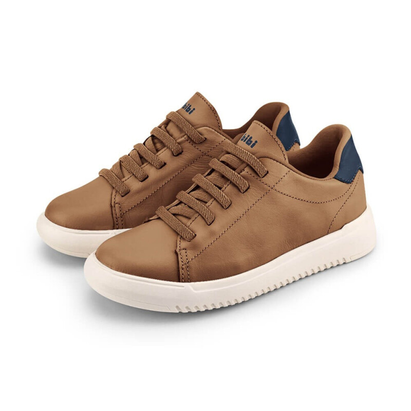 Championes Infantiles Bibi New Way Marrón Caramelo - Azul Marino