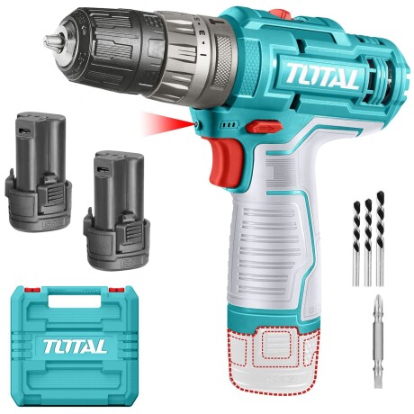 Taladro Percutor Y Atornillador Inalámbrico 12v 20Nm - Doble Batería Y Maletín - Usbc Taladro Percutor Y Atornillador Inalámbrico 12v 20Nm - Doble Batería Y Maletín - Usbc