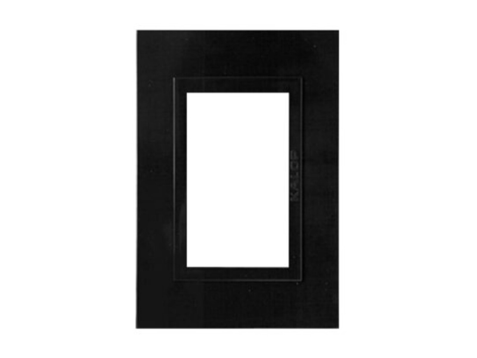 PLACA 3 MODULOS ZEN BASIC. NEGRA 
