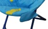 Silla Honguito Infantil Plegable de Metal Pez Azul