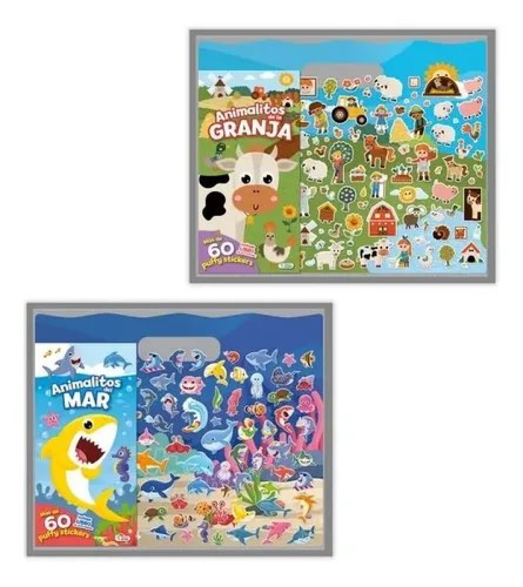 ANIMALITOS DE LA GRANJA - STICKERS Y LIBRO DE ACTIVIDADES 