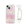 Protector para iPhone 15 diseño estrellas con correa Protector Para Iphone 15 Diseño Estrellas Con Correa