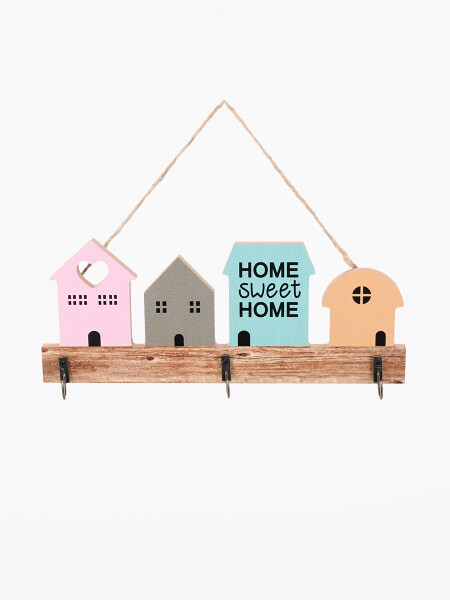 PERCHERO HOME SWEET HOME BEIGE