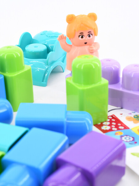 BLOQUES JUEGO 21 PIEZAS MULTICOLOR