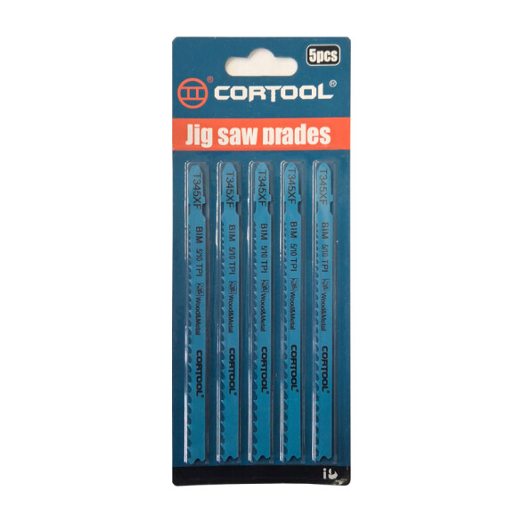 Hoja de calar p/mad./met. 132mm paq. x 5 un CT3056