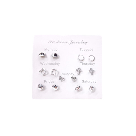 Caravanas hipoalergénicas x7 pares Caravanas Hipoalergénicas X7 Pares