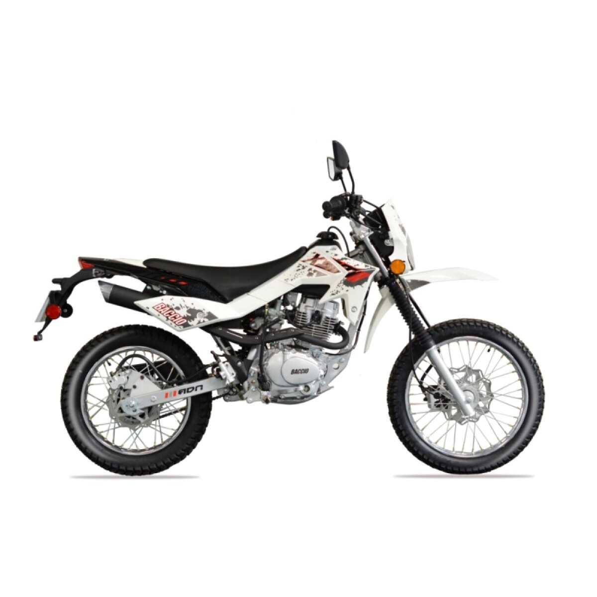 Moto Baccio Enduro X3m Ii - Blanco 