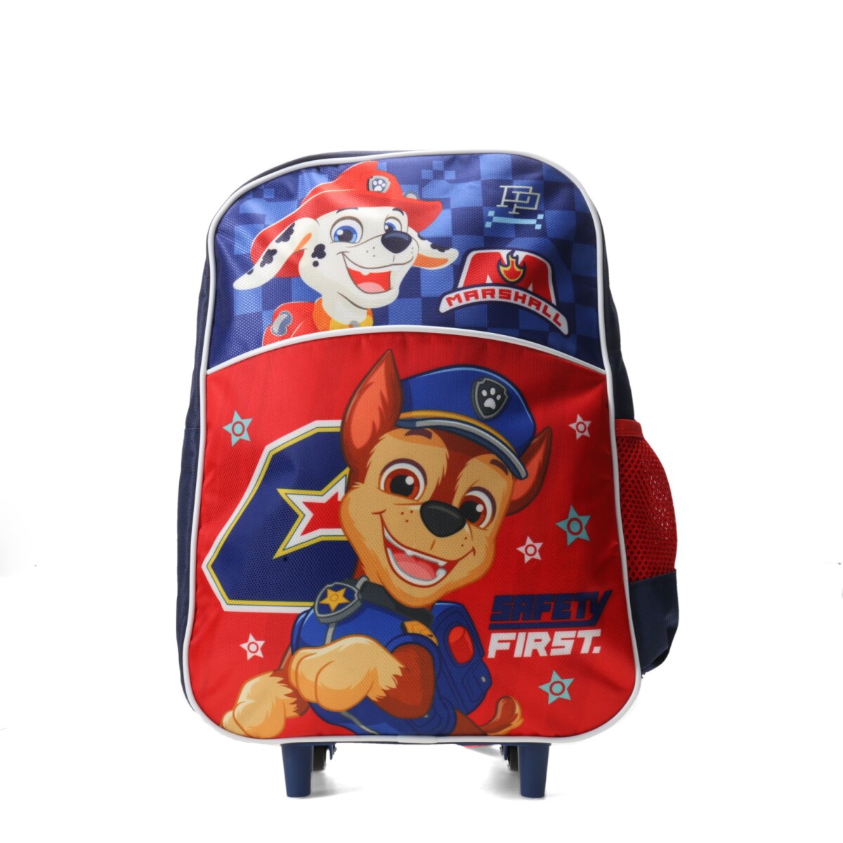 Mochila Paw Patrol Carro - Azul - Rojo 