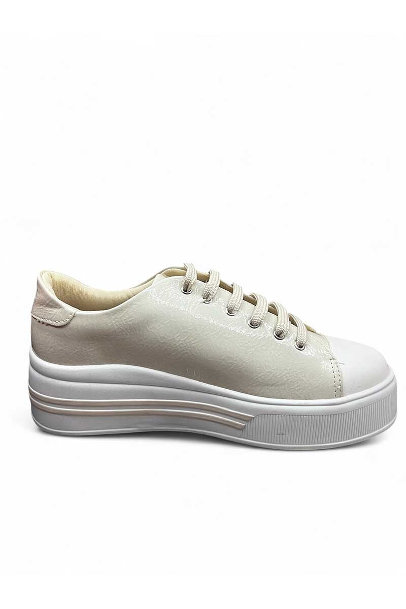 CALZADO DEPORTIVO EUROTEENS 147008 PLATAFORMA Y CHAROL Blanco