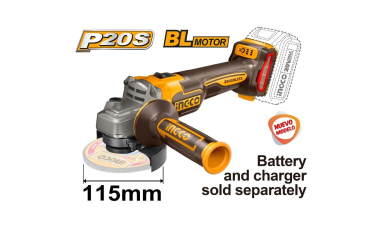 AMOLADORA 20V BRUSHLESS 4 1/2 115M AMOLADORA 20V BRUSHLESS 4 1/2 115M