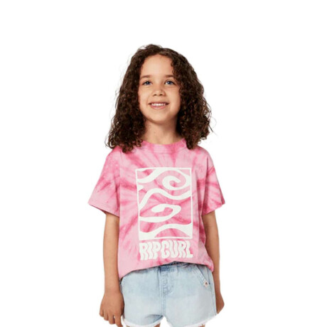 Remera Rip Curl Sunkissed Tie Dye Girl Rosa