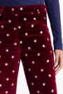 PANTALON CHARLOTTE Bordo